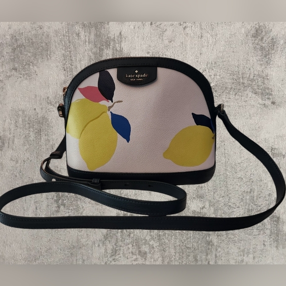 KATE SPADE SYLVIA LEMON ZEST DOME CROSSBODY 🍋🍋🍋 - Picture 2 of 12